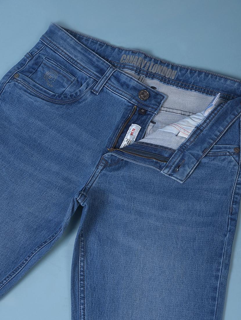 men washed low rise full length slim fit jeans - 21975641 - Standard Image - 6