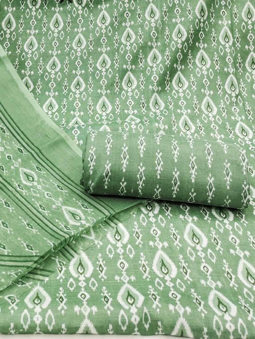 women printed embroidered unstitched suit set - 21975720 -  Standard Image - 1