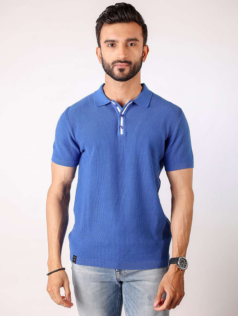 men solid short sleeve regular fit polo t-shirt - 21975735 -  Zoom Image - 0