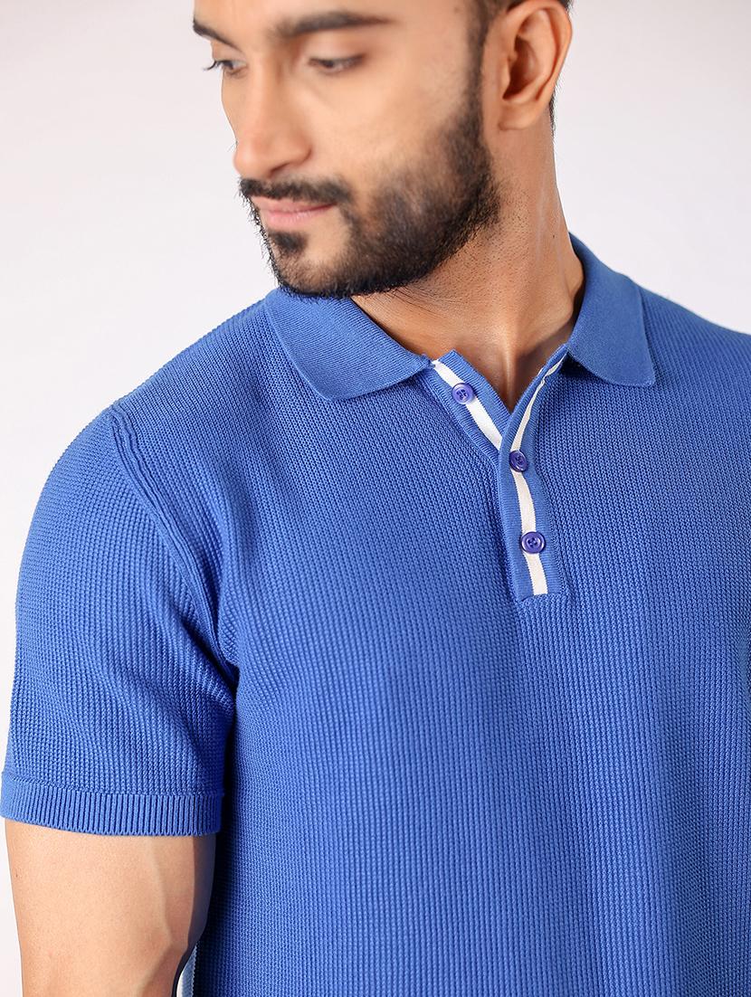men solid short sleeve regular fit polo t-shirt - 21975735 - Standard Image - 4
