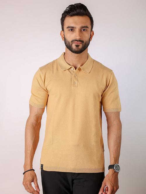 men solid short sleeve regular fit polo t-shirt - 21975747 -  Standard Image - 0