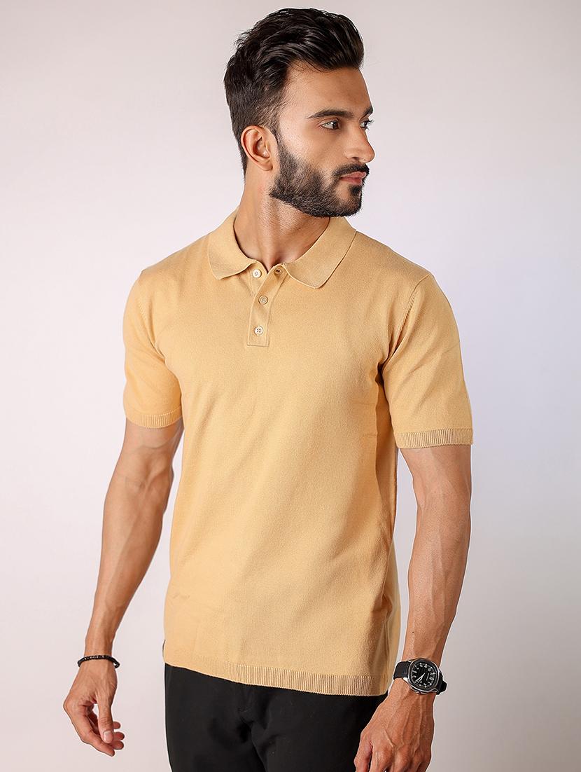 men solid short sleeve regular fit polo t-shirt - 21975747 -  Standard Image - 1