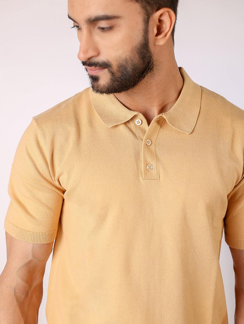 men solid short sleeve regular fit polo t-shirt - 21975747 - Standard Image - 4