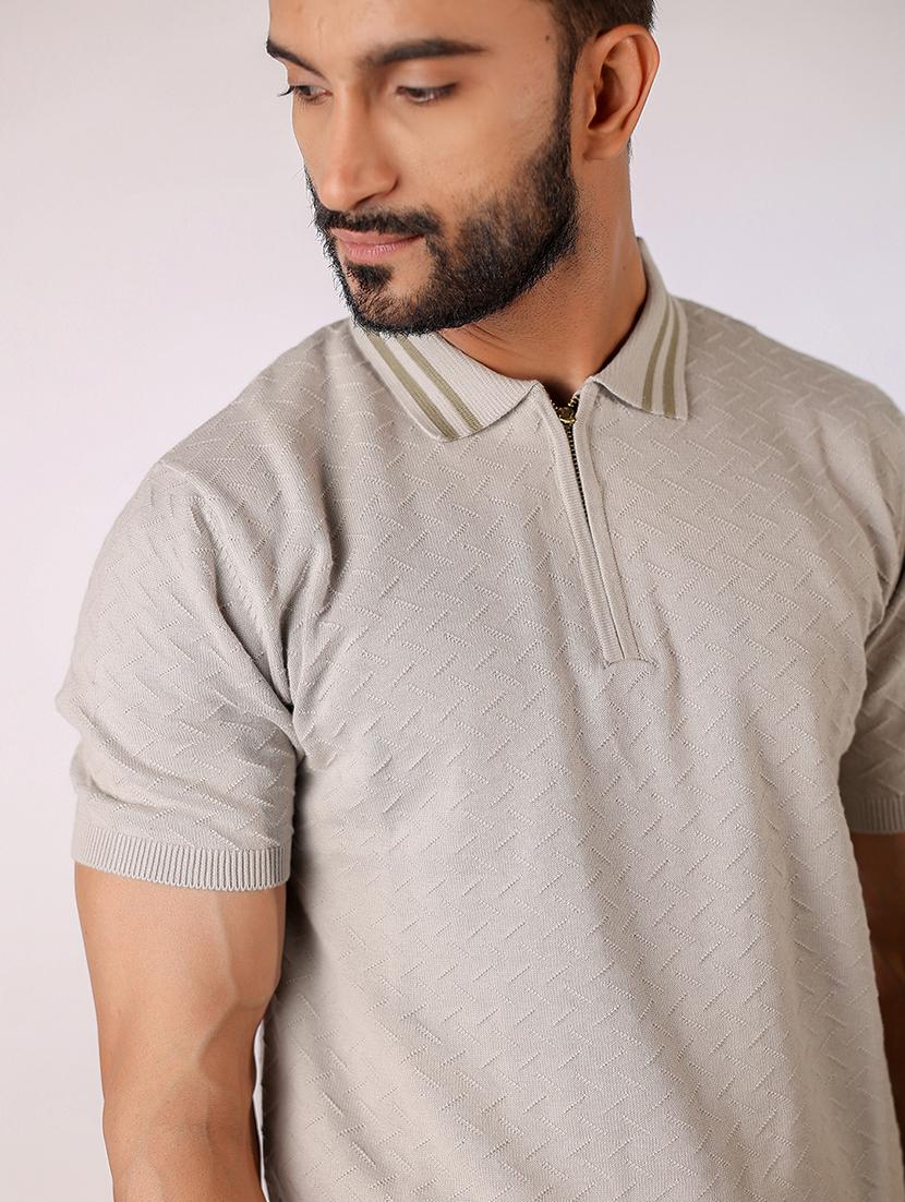 men self design short sleeve regular fit polo t-shirt - 21975753 - Standard Image - 4