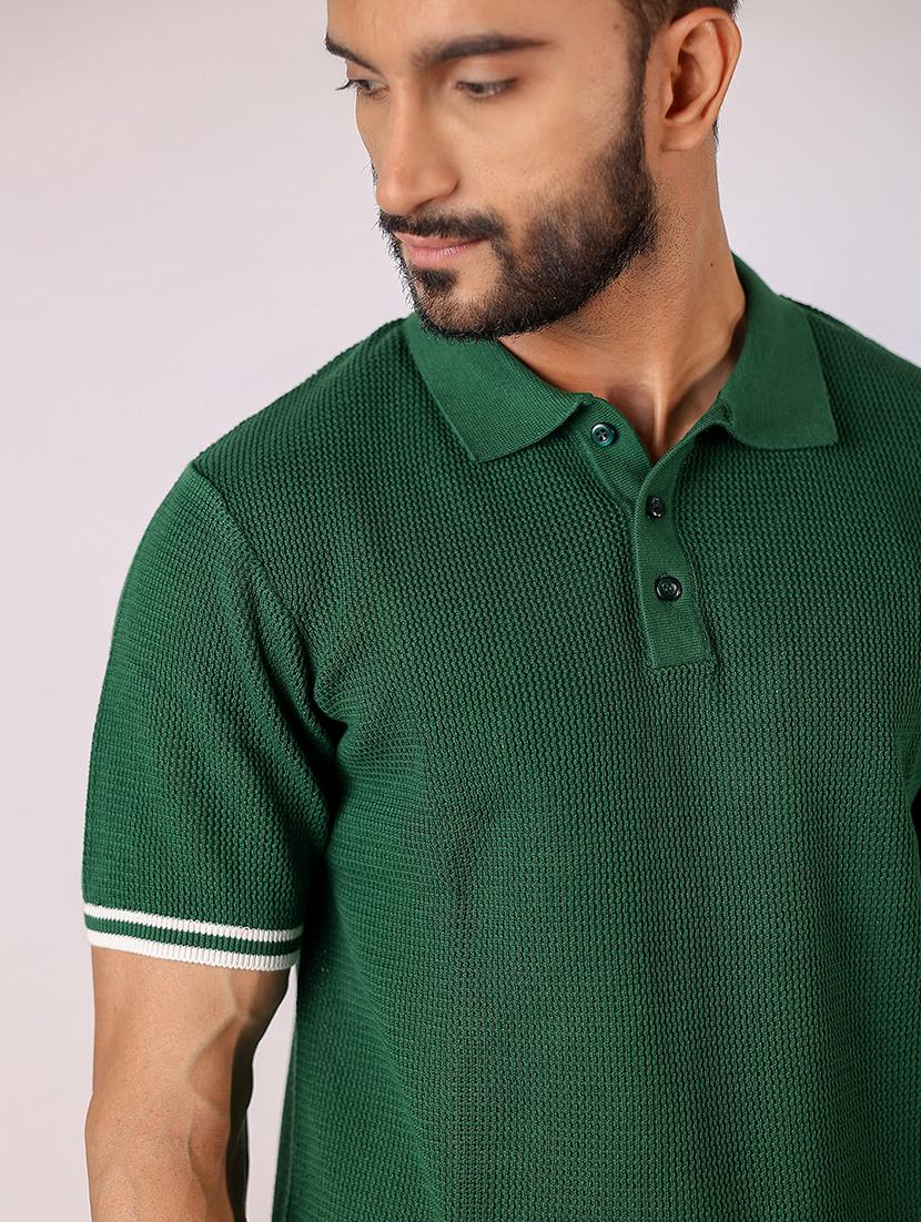 men solid short sleeve regular fit polo t-shirt - 21975757 - Standard Image - 4