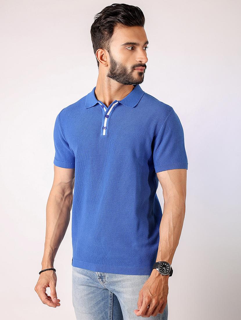 men solid short sleeve regular fit polo t-shirt - 21975764 - Standard Image - 1