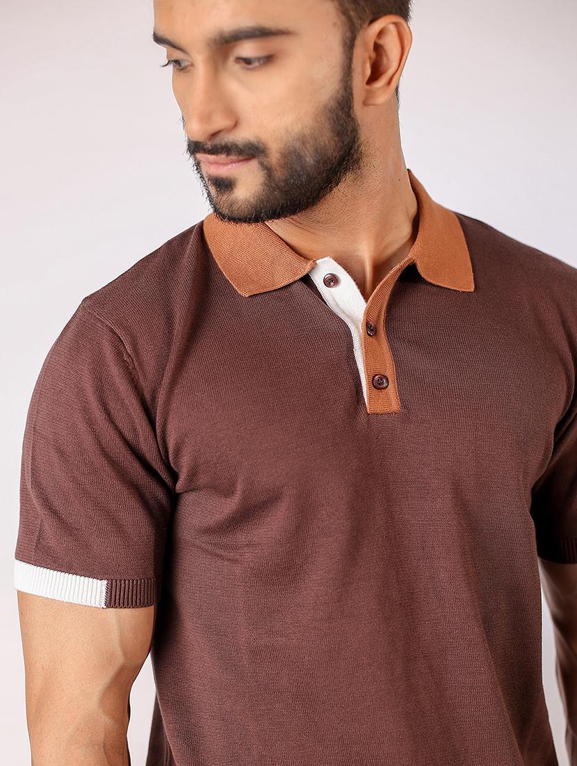 men solid short sleeve regular fit polo t-shirt - 21975767 - Standard Image - 4