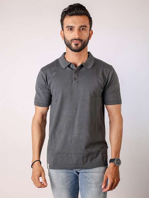 men solid short sleeve regular fit polo t-shirt - 21975777 -  Standard Image - 0