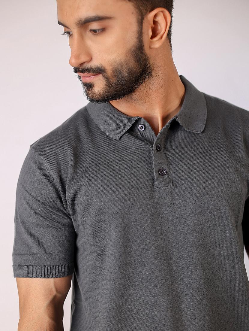 men solid short sleeve regular fit polo t-shirt - 21975777 - Standard Image - 4