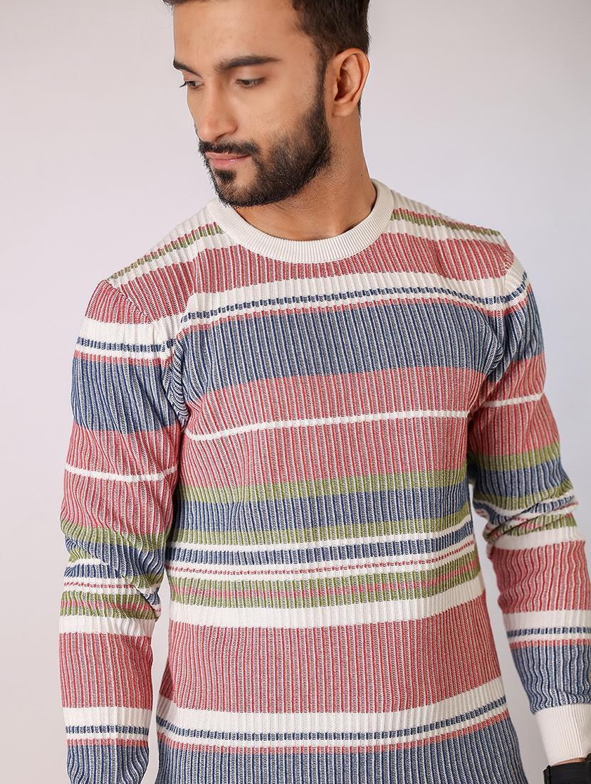 men striped long sleeve regular fit t- shirt - 21975779 - Standard Image - 4