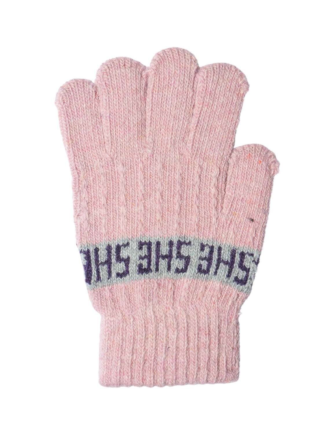 girls self design winter gloves - 21975870 -  Standard Image - 1