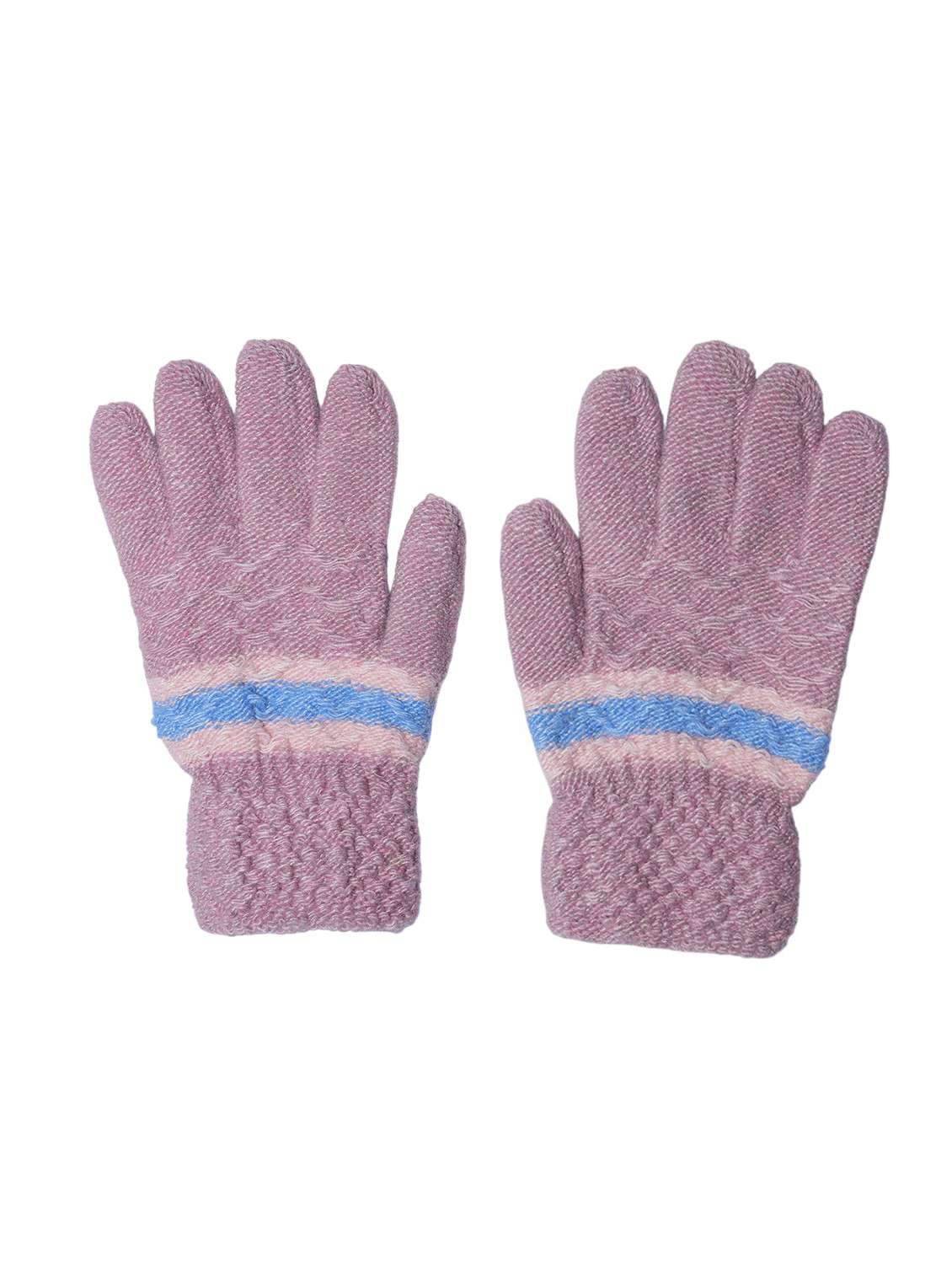 girls self design winter gloves