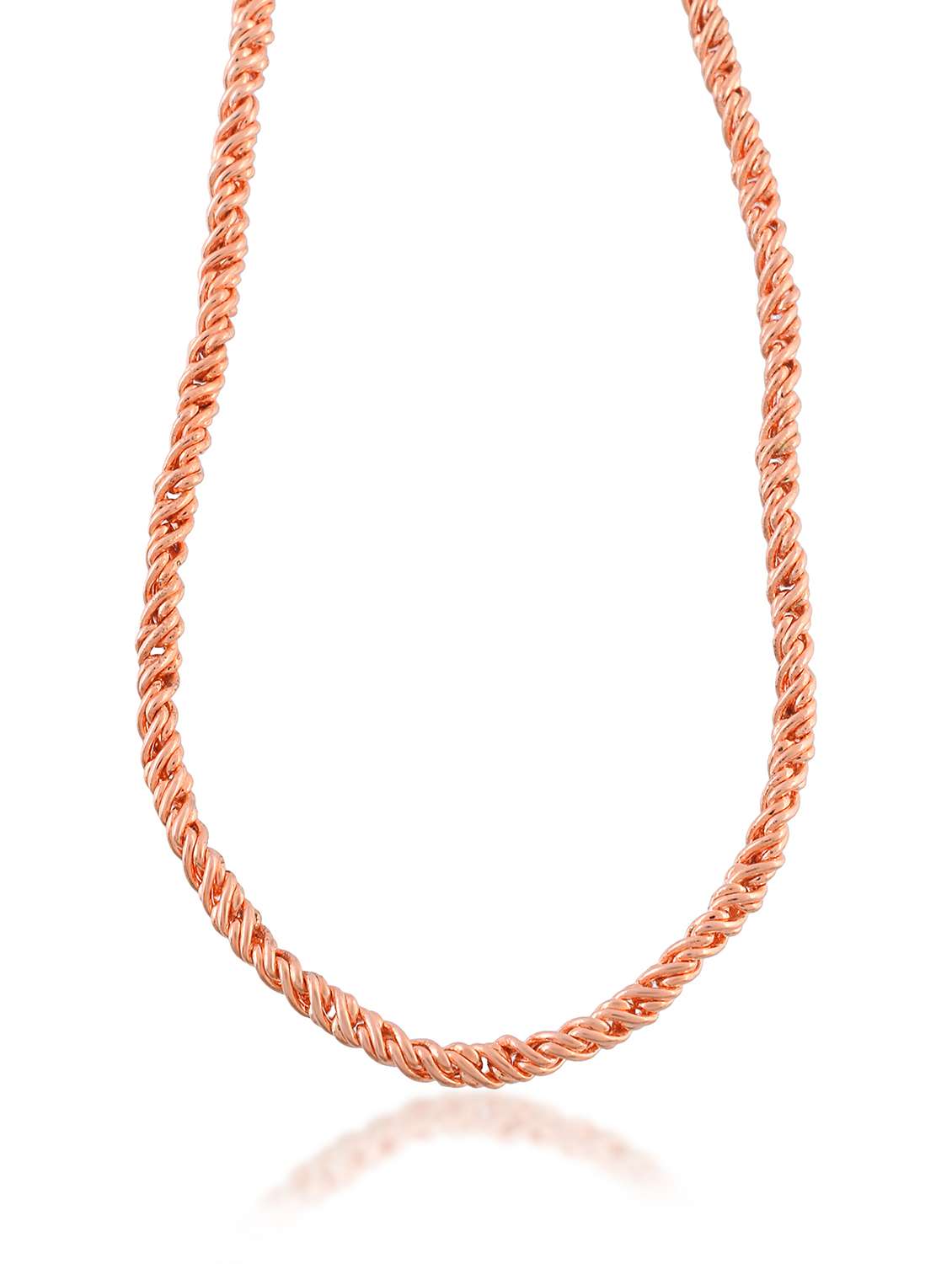 men rose gold plated chain  - 21976409 -  Standard Image - 1