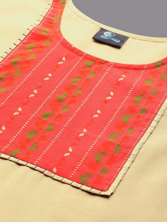 women three quarter sleeve kurta pant with dupatta set - 21976660 -  Standard Image - 4