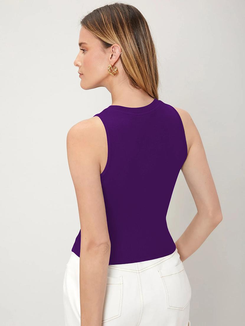 women pack of 2 solid sleeveless tank top - 21976745 - Standard Image - 4