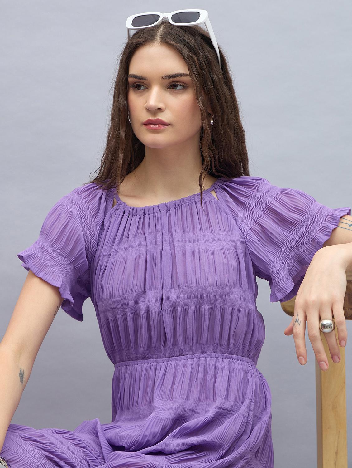 women lavender solid full length jumpsuit - 21976949 - Standard Image - 4