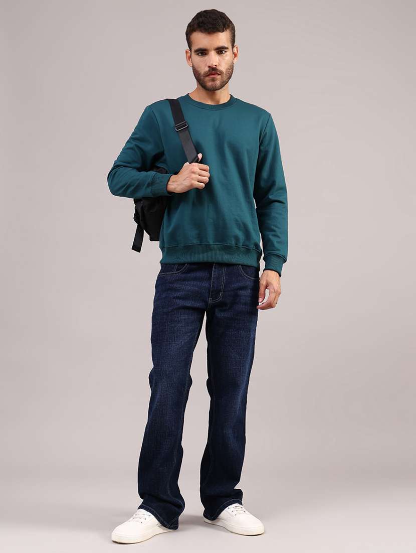 men solid long sleeve regular fit sweatshirt - 21977067 -  Standard Image - 4