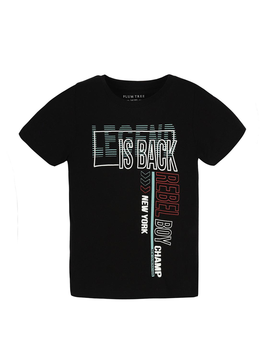 boys pack of 4 printed round neck t-shirt - 21977241 - Standard Image - 4