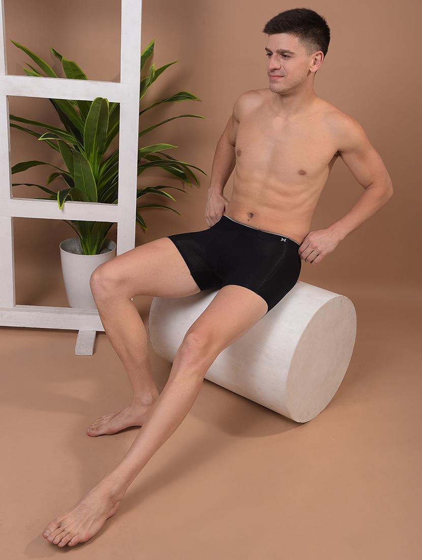 men pack of 3 solid low rise trunk - 21977301 - Standard Image - 4