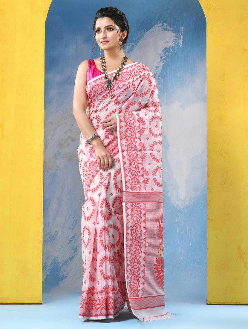 women self design jamdani saree - 21977350 - Standard Image - 1