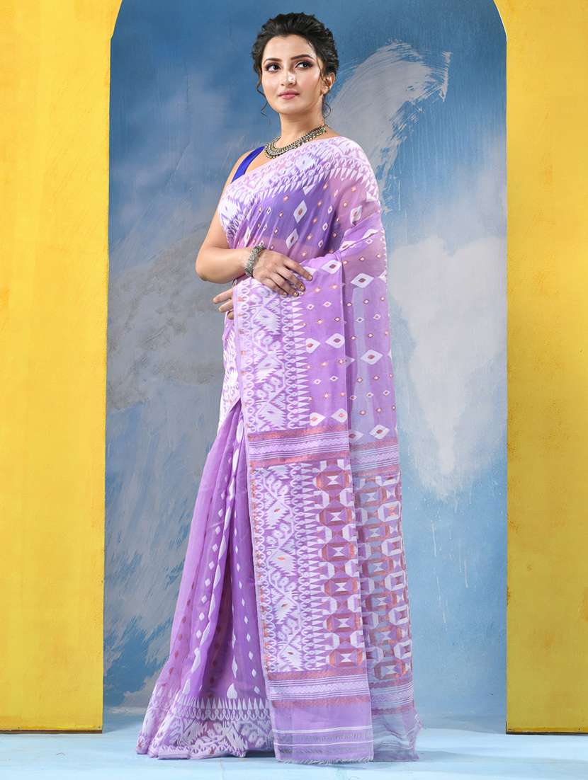 women self design jamdani saree - 21977351 -  Standard Image - 1