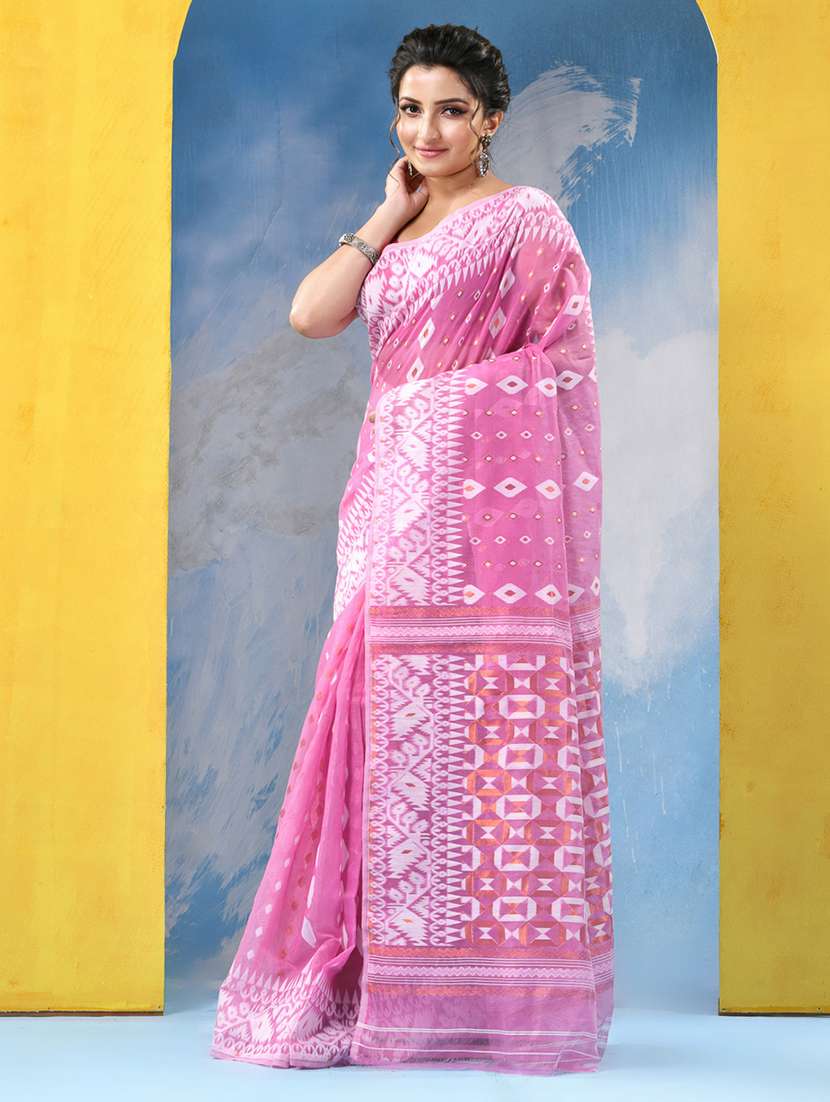 women self design jamdani saree - 21977352 - Standard Image - 1