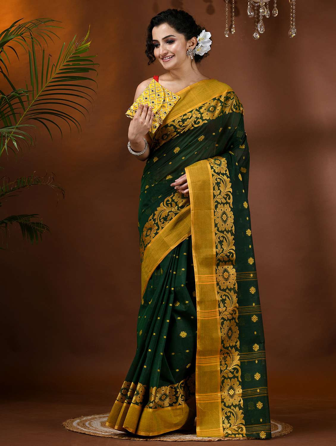 women self design handloom saree - 21977358 -  Standard Image - 1