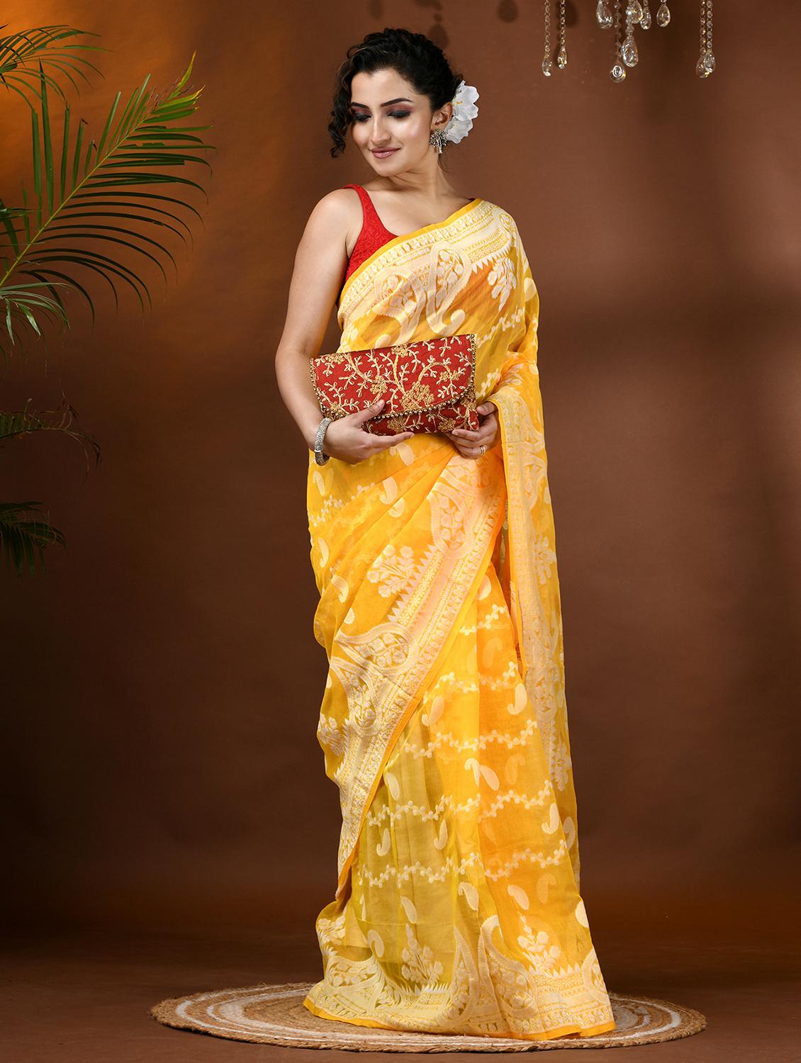 women self design jamdani saree - 21977394 - Standard Image - 1