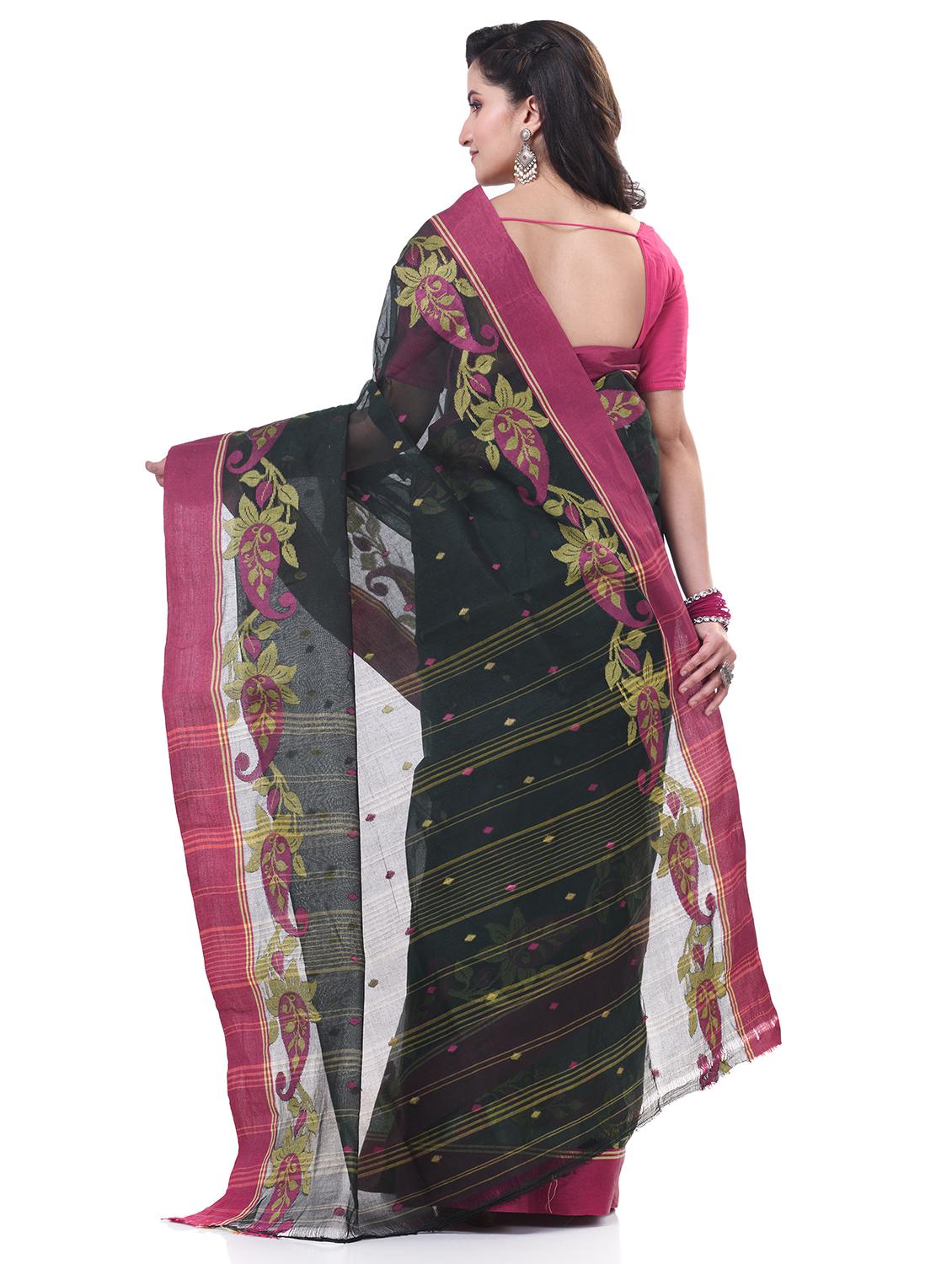 women self design handloom saree - 21977431 - Standard Image - 1