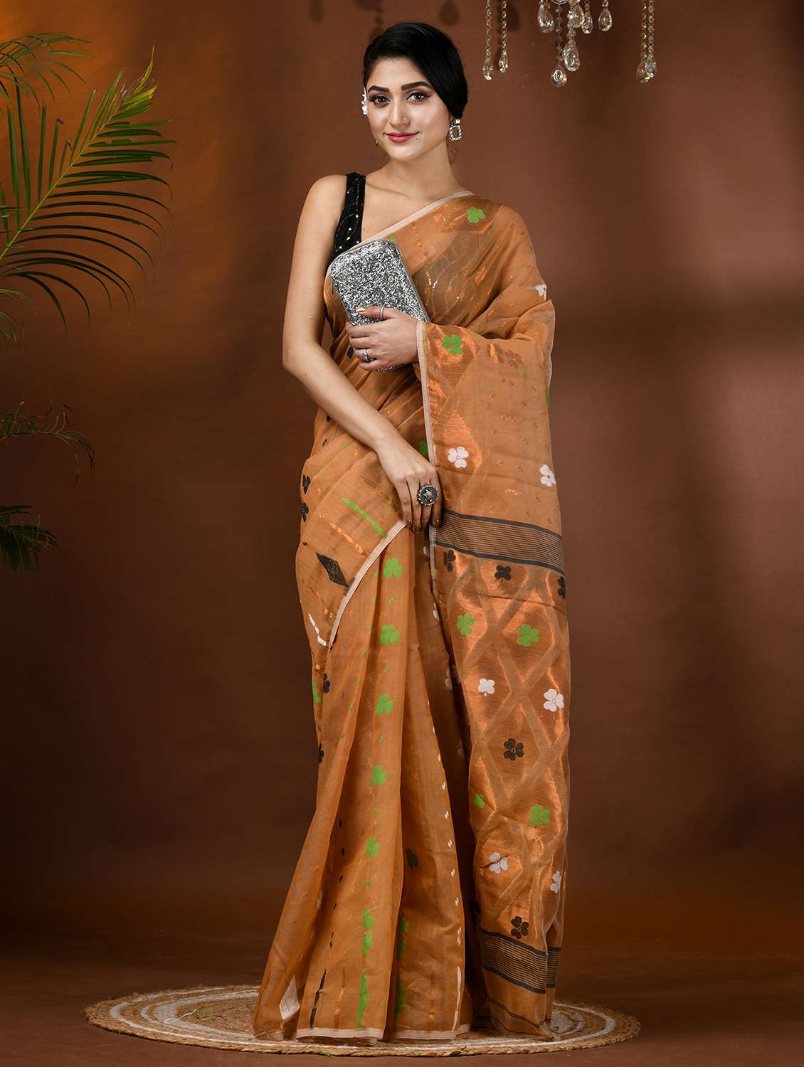 women self design jamdani saree - 21977468 -  Standard Image - 1