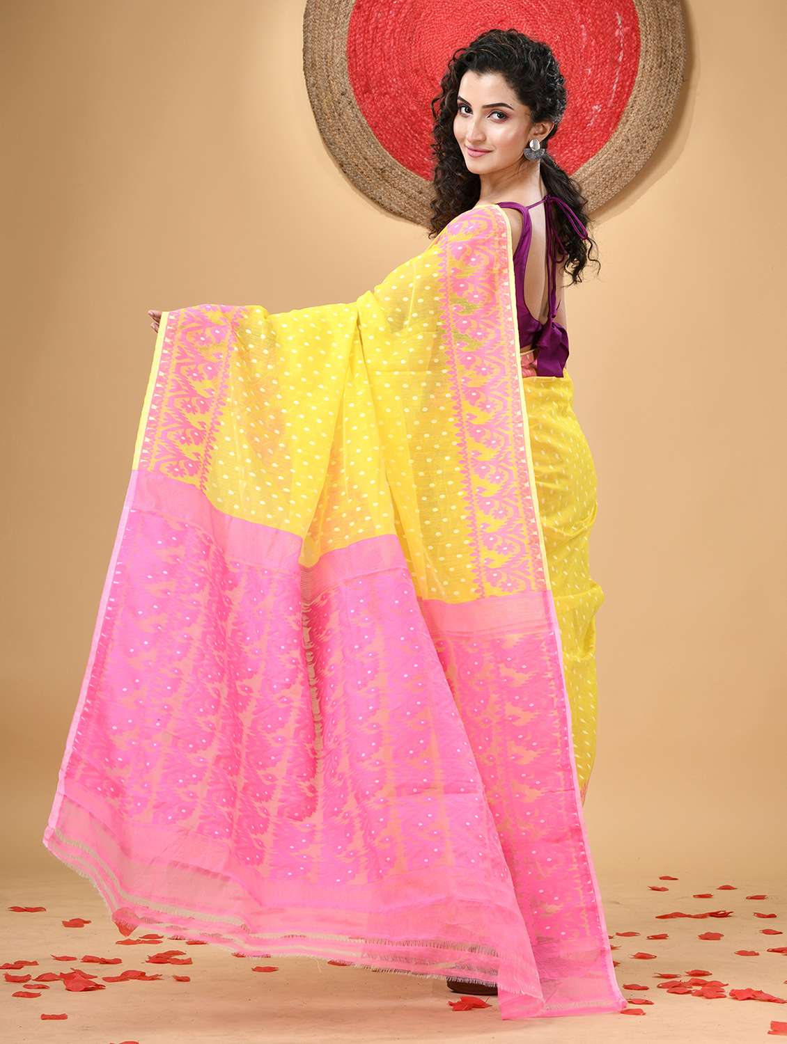 women self design jamdani saree - 21977476 -  Standard Image - 1