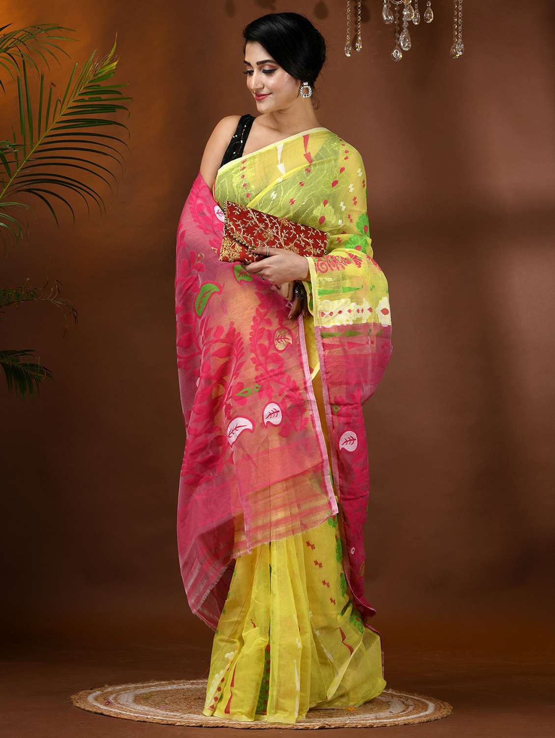 women self design jamdani saree - 21977487 -  Standard Image - 1