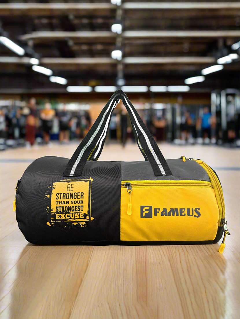polyester gym sports duffle travel bag