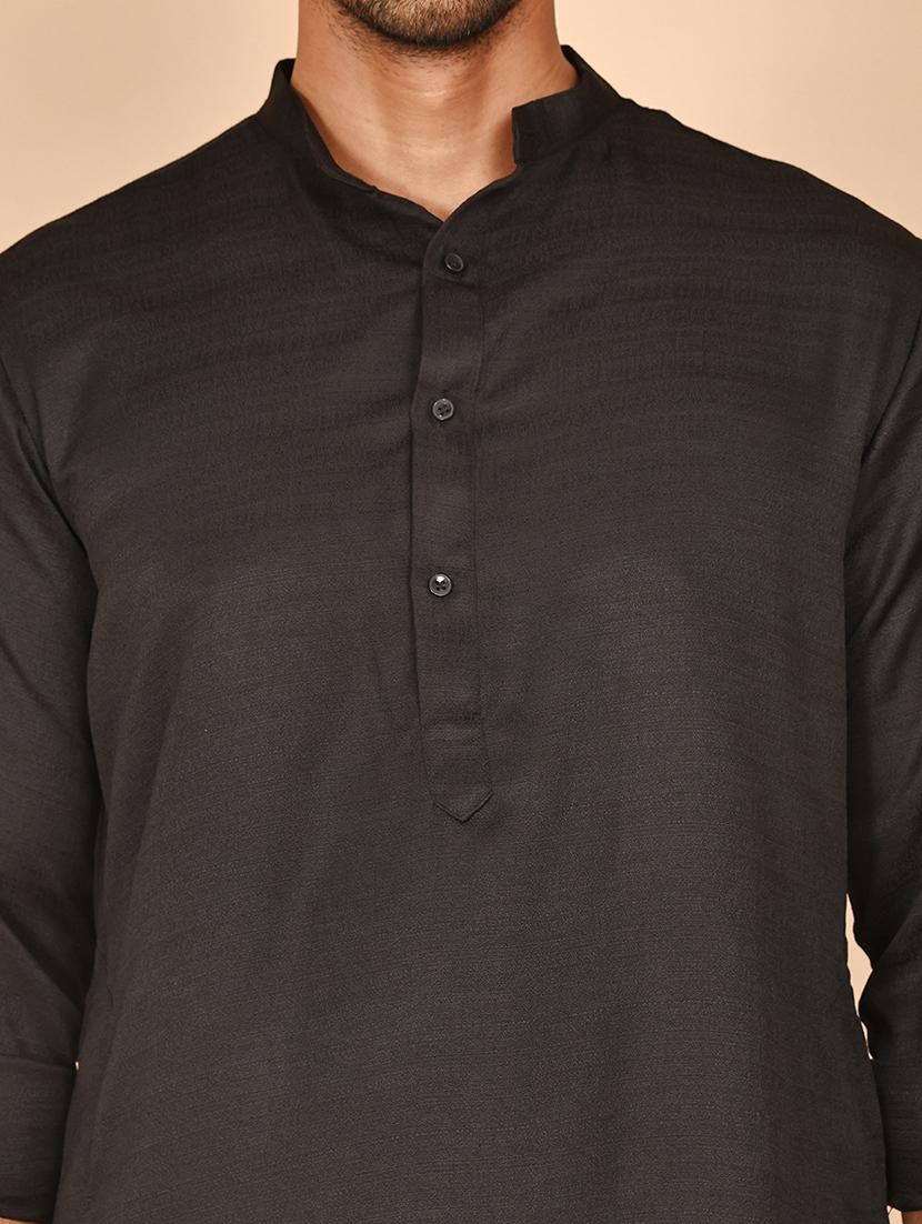 men mandarin neck kurta pyjama ethnic wear set - 21977933 - Standard Image - 4