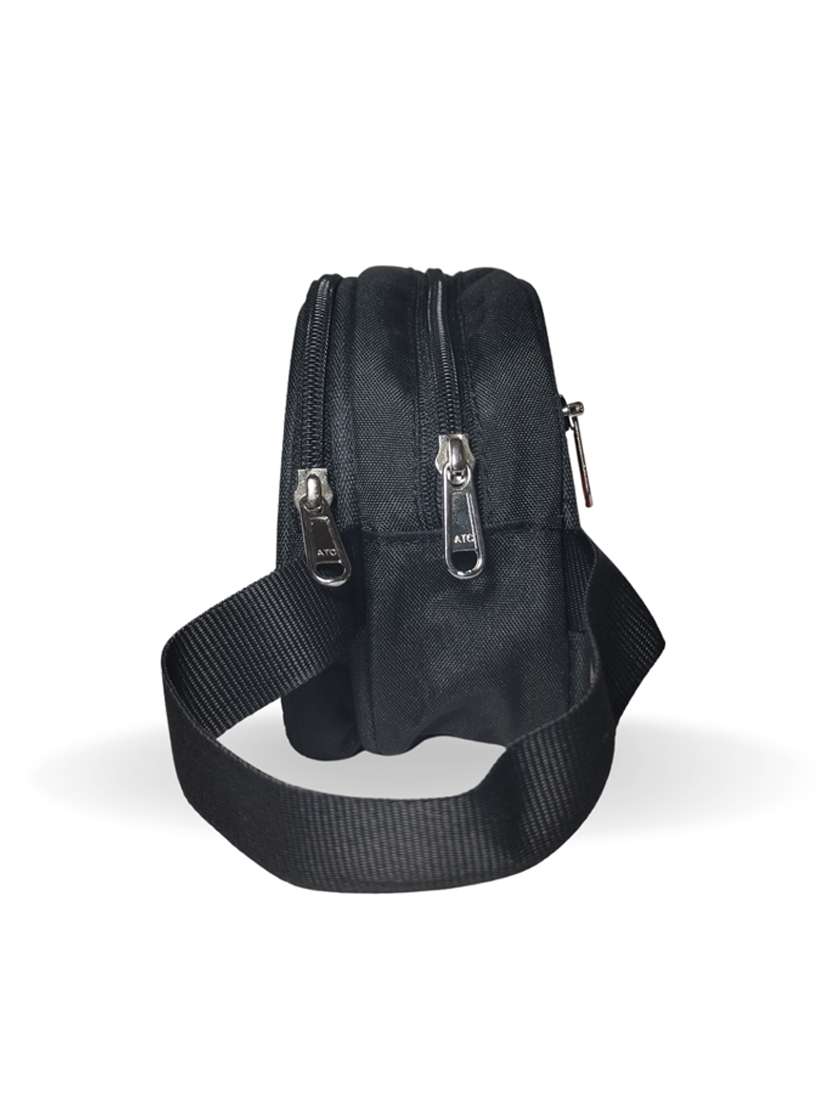 polyester solids pouch with zip closure - 21978046 -  Standard Image - 1