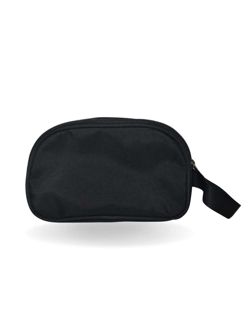 grey zipper polyester travel and toiletry pouch - 21978048 -  Standard Image - 1