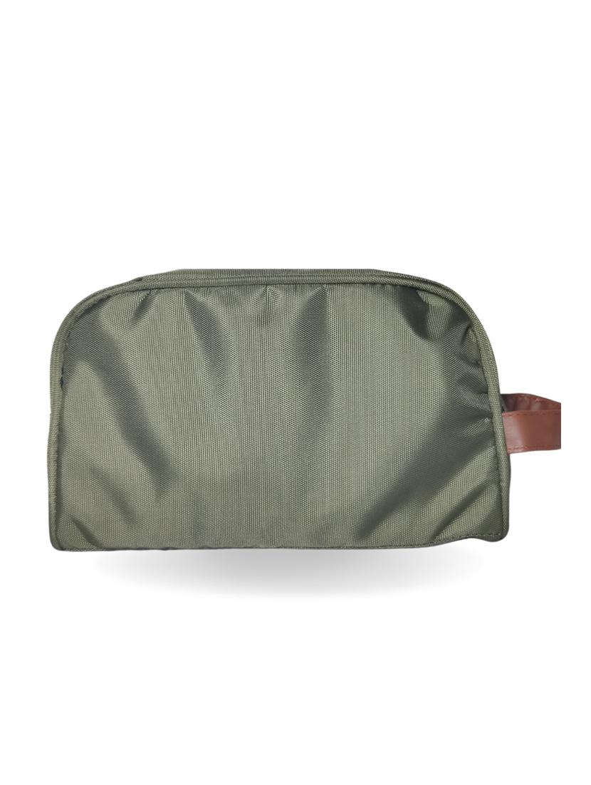 green polyester zipper closure multipurpose pouch - 21978050 -  Standard Image - 1
