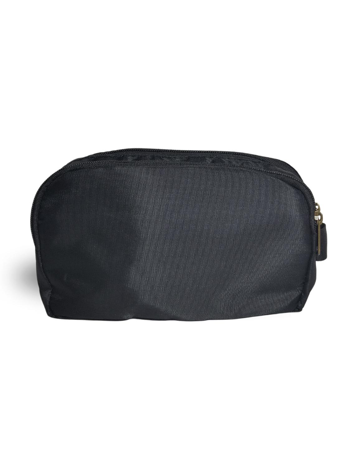 black polyester pockets travel toiletry pouch - 21978053 - Standard Image - 1