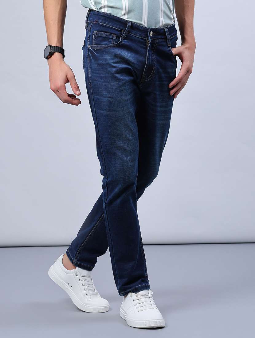 men washed mid rise full length jeans - 21978083 -  Standard Image - 1