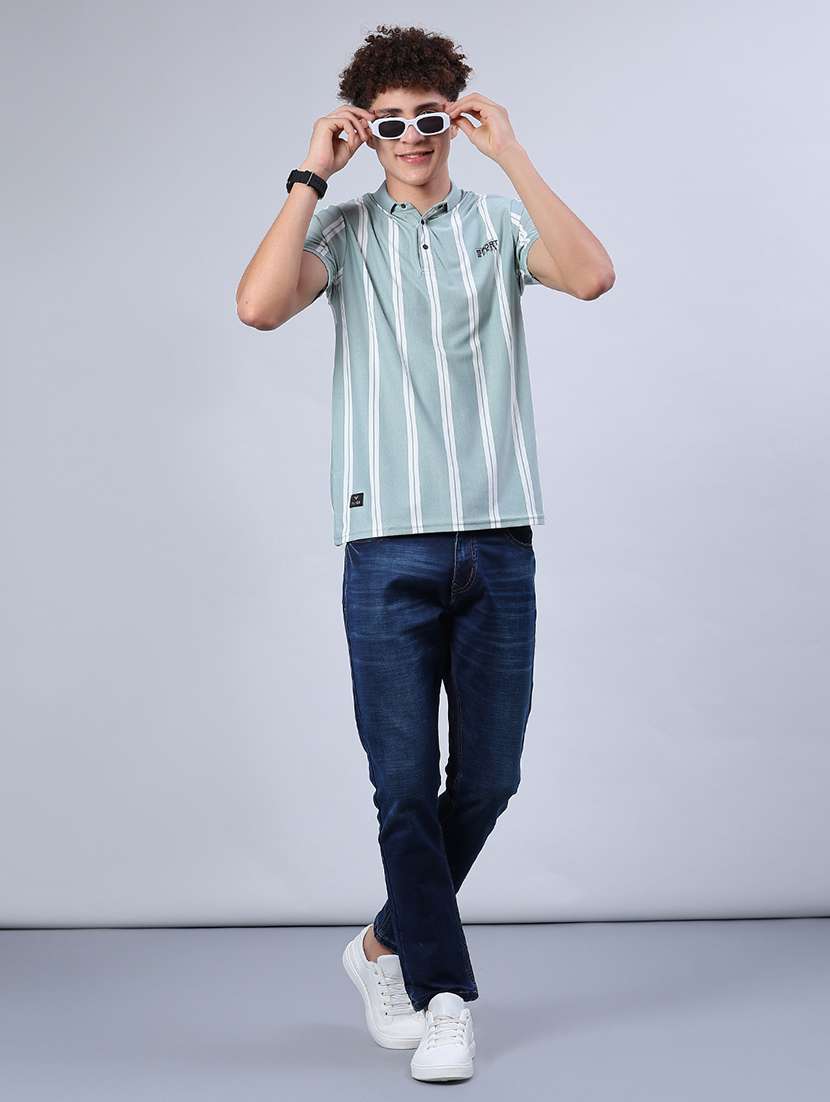 men washed mid rise full length jeans - 21978083 -  Standard Image - 4