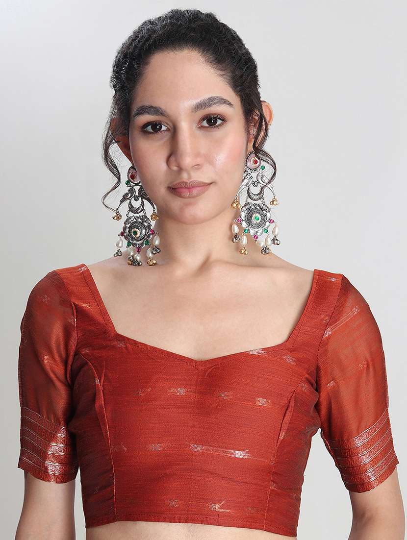 women self design bordered saree with blouse - 21978312 -  Standard Image - 4