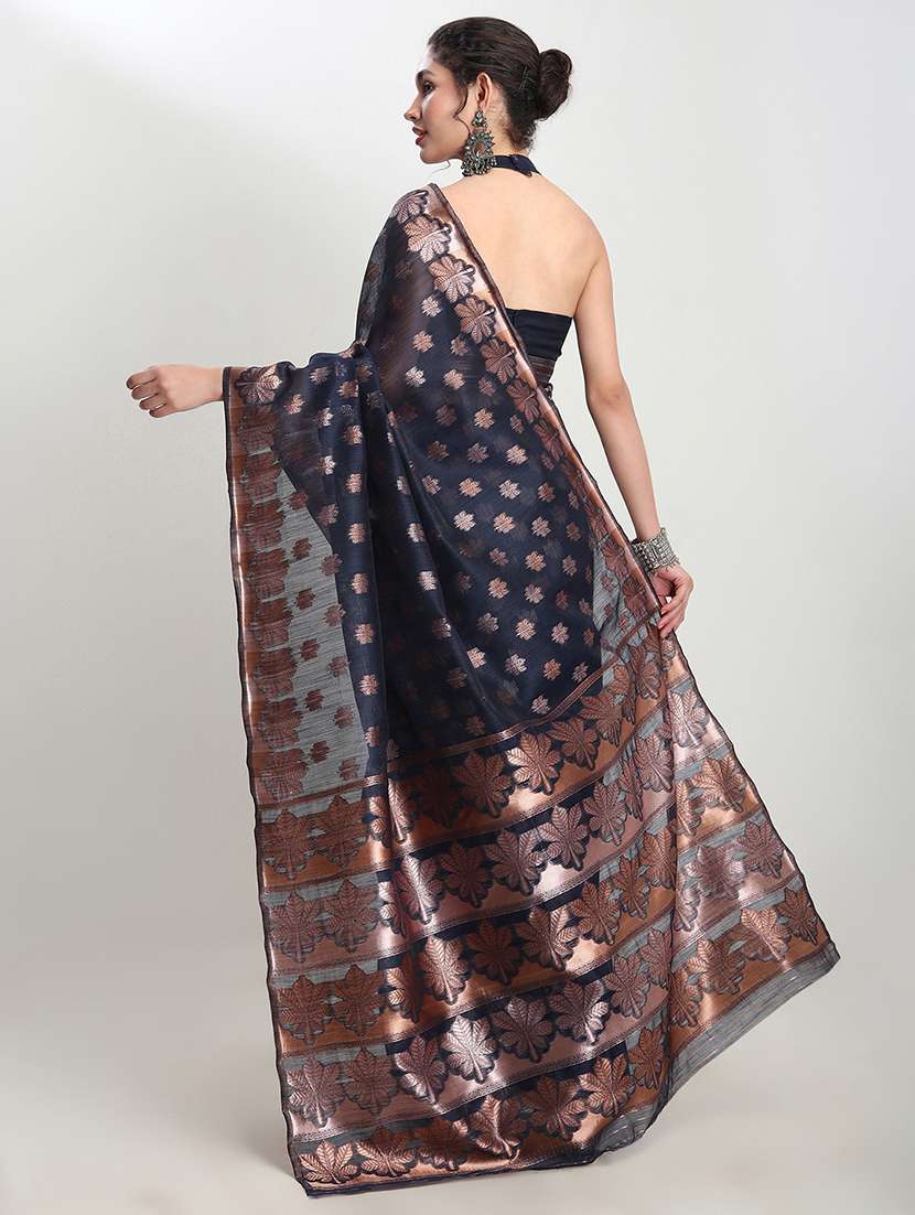 women self design bordered saree with blouse - 21978313 -  Standard Image - 1