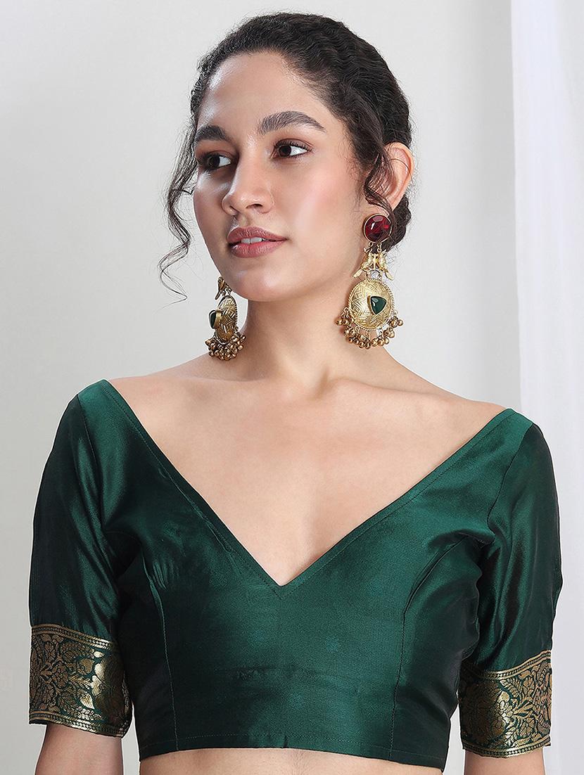 women self design banarasi saree with blouse - 21978333 - Standard Image - 6