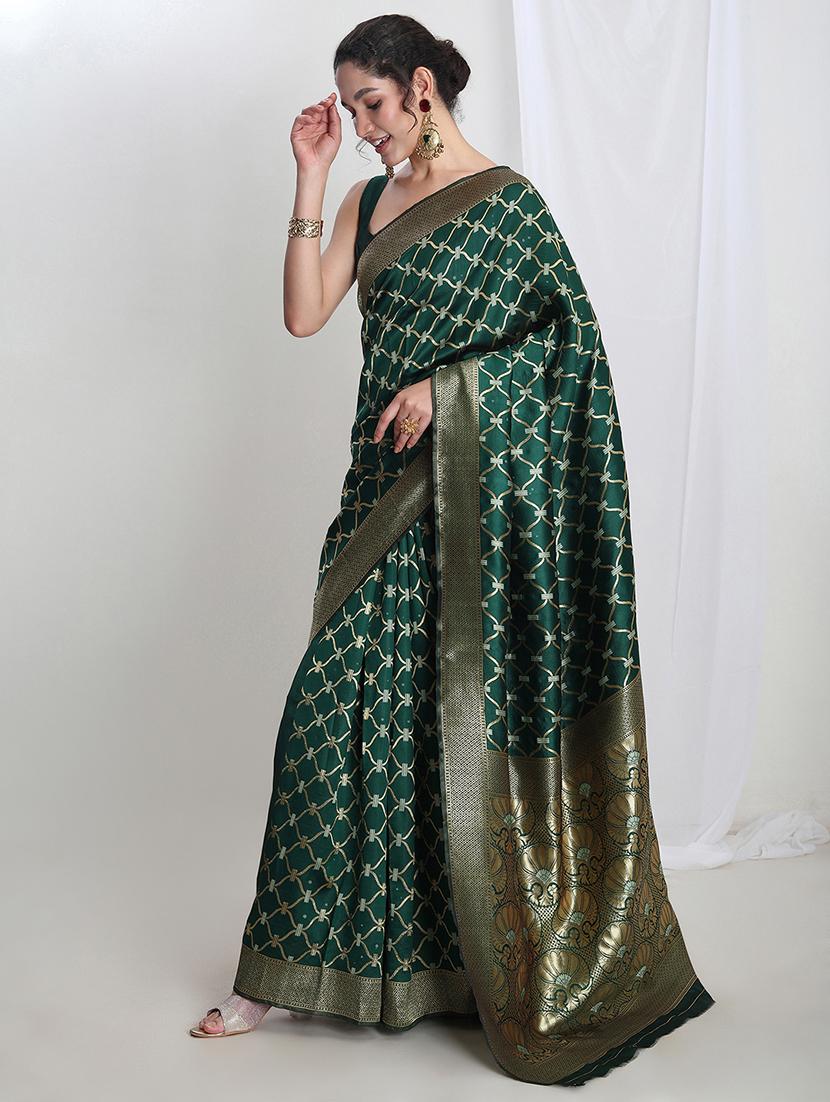 women self design banarasi saree with blouse - 21978337 - Standard Image - 1
