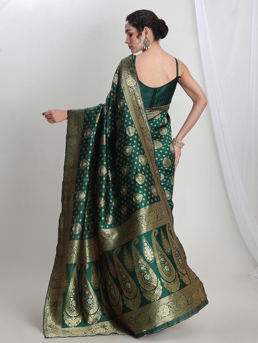women self design banarasi saree with blouse - 21978341 -  Standard Image - 1