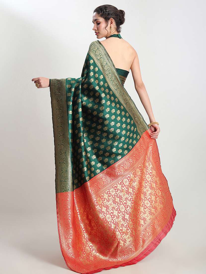 women self design banarasi saree with blouse - 21978344 - Standard Image - 1