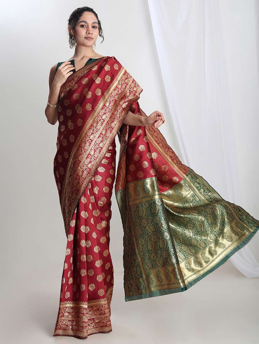 women self design banarasi saree with blouse - 21978348 -  Standard Image - 1