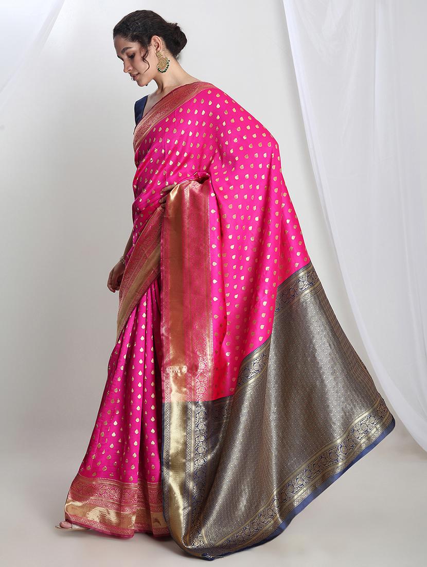women self design banarasi saree with blouse - 21978351 -  Standard Image - 1