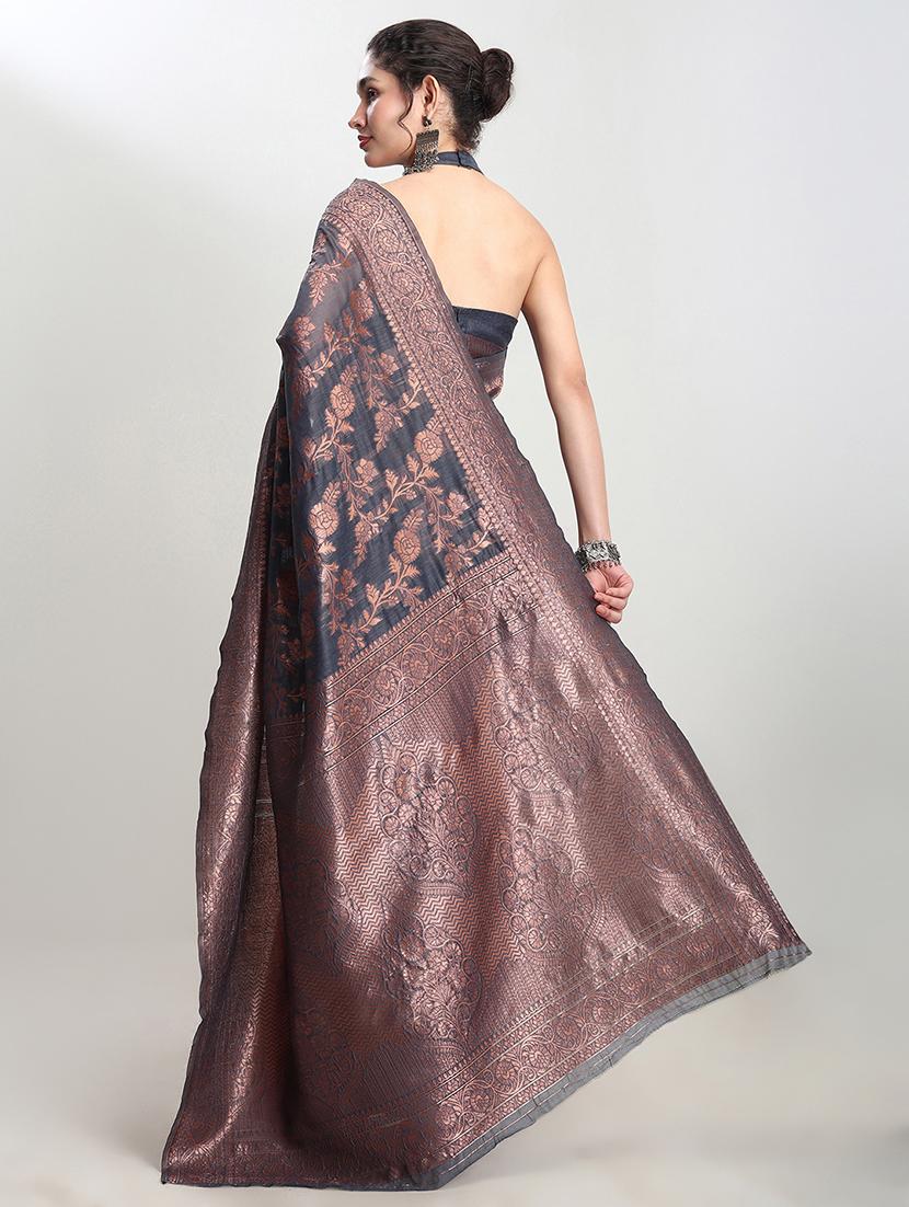 women self design banarasi saree with blouse - 21978364 -  Standard Image - 1
