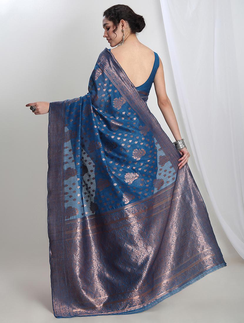 women self design banarasi saree with blouse - 21978368 - Standard Image - 1